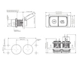 Prise USB-A+C avec sortie 12V Flip Pro Duo - SCANSTRUT