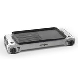 Réchaud à gaz 2 feux Devil Double Grill Gris - Brunner