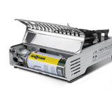 Réchaud à gaz 2 feux Devil Double Grill Gris - Brunner