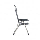 FAUTEUIL CLASSIC GRIS AVEC APPUI-TETE PLAT - CRESPO