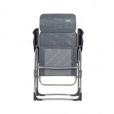 FAUTEUIL CLASSIC GRIS AVEC APPUI-TETE PLAT - CRESPO