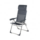 FAUTEUIL CLASSIC GRIS AVEC APPUI-TETE PLAT - CRESPO