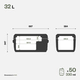 ITB32 GLACIÈRE À COMPRESSION 32L - INDEL B