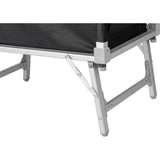 MEUBLE DE CUISINE CUBE AZABACHE 2 ETAGERES PARE-FEU AVEC PIEDS NOIR - BRUNNER