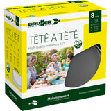 PACK VAISSELLE TETE A TETE DOLOMIT 8 PIECES ANTIGLISSE - BRUNNER