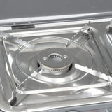 RECHAUD A GAZ DOUBLE DEVIL KOOKMASTER 30mBAR NOIR GRIS - BRUNNER