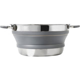 SET CUISINE PLIABLE VOLCANO FOLD-AWAY 4 PIECES SILICONE ET ACIER - BRUNNER