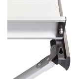 TABLE ACCELERATE COMPACK 4 ALU ENROULABLE A LATTES 120 X 80 X 71 CM - BRUNNER