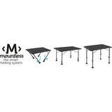 TABLE LINEAR BLACK 100 - 100 x 68 x 83 - BRUNNER