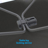 TABLE LINEAR BLACK 80 - 80 x 60 x 83 - BRUNNER