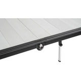 TABLE PLIANTE DINEMIC 4 ALU REGLABLE 2 HAUTEURS 120 X 70 X 56/85 CM - BRUNNER