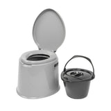 TOILETTE SEAU PORTABLE OPTITOIL GRIS - BRUNNER