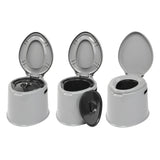 TOILETTE SEAU PORTABLE OPTITOIL GRIS - BRUNNER