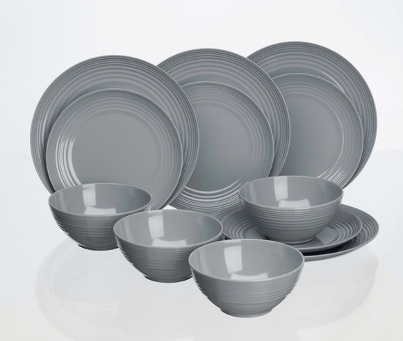 SET COOL GREY 12 PIECES ANTI GLISSE