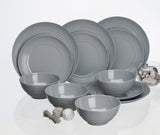 SET COOL GREY 12 PIECES ANTI GLISSE