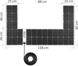 PANNEAU SOLAIRE SOUPLE POUR DUCATO 120W  138 X 82 CM - MOSCATELLI