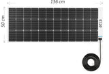 PANNEAU SOLAIRE SOUPLE POUR DUCATO 120W  136 X 50 CM