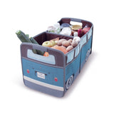 BOITE DE RANGEMENT VW T1 BLEUE - 33 X 30 X 58 CM