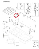 Douille basse en caoutchouc pour grilles - CAN