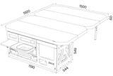 CAMPING-BOX EGOE NEST ROAMER 700 L1 VERT